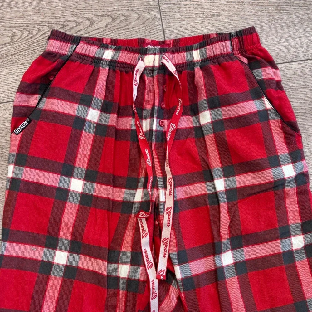 Dixxon Flannel Co Pajama Pants Mens Medium Red Plaid Jogger Lounge Sleepwear